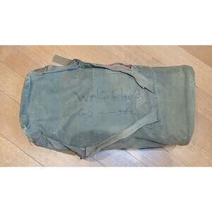 Vietnam Military Duffle Bag Rucksack Green Nylon Heavy Duty US Army Duffel Pack